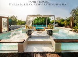 Villa34 Family resort Renew, Relax, Revitalise & Spa Suite, villa en Aghia Marina