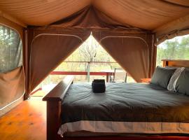 Wild Nature Lodge, Mareeba Wetlands, luxury tent in Biboohra