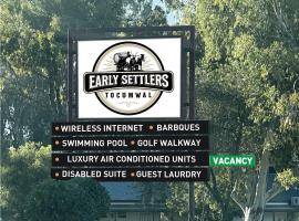 Tocumwal Early Settlers Motel, hotell nära Tocumwal Airport - TCW, 