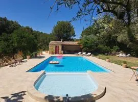 Gîtes Mas des rochers - Romance tropicale avec Spa et piscine