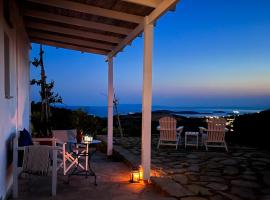 Gorgeous private Villa with sea view!, cheap hotel in Andros