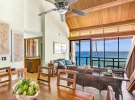 Unique Oceanfront Condo with AC- Alekona Kauai