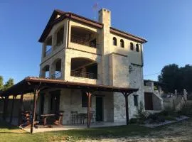 Stone-built houses in Halkidiki