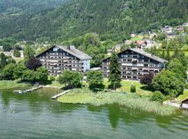 ILSE Seeblick Appartement Haus Hänsel u Gretel am Ossiacher See mit direktem Seezugang, Hallenbad, hotel v destinaci Manessen