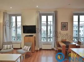 ApartHotel Riviera - Liberte 1 - Grimaldi Promenade des Anglais 5mn - Supérieur 2 chambres AC - Emplacement Exceptionnel