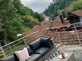 FELIX LIVING 7, modern & cozy, geilste Dachterrasse der Stadt, 6 Schlafzimmer, allotjament vacacional a Passau