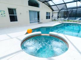 201 Hideaway beach 4 beds - pool&spa, hotell i Kissimmee