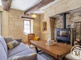 Gîte charmant en tuffeau près de Saumur avec terrasse, poêle à bois et grandes commodités - FR-1-622-64