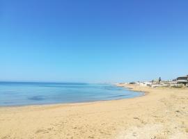 On the beach, hotel a Triscina