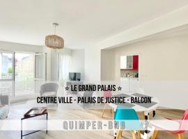 LE GRAND PALAIS - Centre Ville - Palais de justice、カンペールの格安ホテル