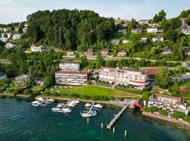 HERMITAGE Lake Lucerne - Beach Club & Lifestyle Hotel, hotel perto de Lido, Lucerna