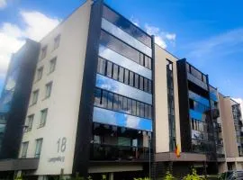 Erdvi studija Spacious studio apartment Self check in