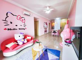 Puchong HELLO KITTY FULLY AIR-CON Suite: Puchong şehrinde bir otoparklı otel