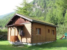 Modern Chalet in Saas Balen with Garden、Saas-Balenのホテル