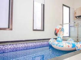 Villa Syariah Lucia B10 with Private Pool and Balcony