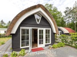 Beautiful cottage with dishwasher, in a holiday park not far from Giethoorn, vacation home in De Bult