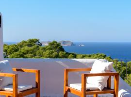 Large Villa on Ibiza West Coast with pool & sunset view - Nirvana, villa en Cala Tarida
