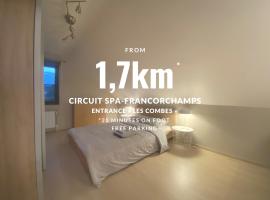 Hébergement à 20 min à pied du circuit Spa-Francorchamps, privat indkvarteringssted i Malmedy