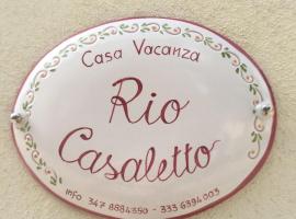 Casa Vacanze Rio Casaletto, semesterboende i Casaletto Spartano