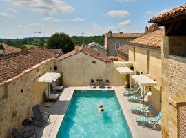 Hotel Le Chevalier Bleu, ξενοδοχείο σε Monpazier