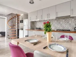Maison pour 7 à 100m de la plage - Jardin