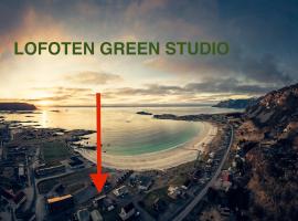 Lofoten Green Studio, alquiler vacacional en la playa en Ramberg
