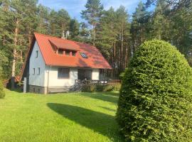 Domek Leśny Reset, vakantiewoning aan het strand in Studzienice