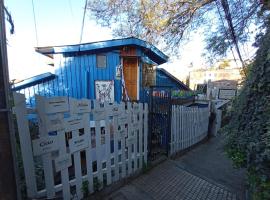 La Casa de la Pulperia en Cerro Alegre, būstas prie paplūdimio mieste Valparaisas