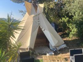 Tipis La Paix retrouvée, luxury tent in Tourrette-Levens