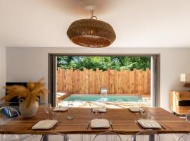 Villa de luxe au Pyla avec piscine en bordure du golf d'Arcachon, 5 chambres, hotel a La Teste-de-Buch