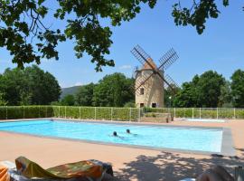 le moulin, semesterhus i Vallon-Pont-dʼArc