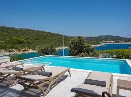 Beachfront Villa Larisa with Whirlpool, Media room