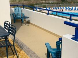 BELLE VUE OCEAN, 2 CHAMBRES, terrasse 30m2, parking privatif et piscine en été, Ferienwohnung in Lacanau Océan
