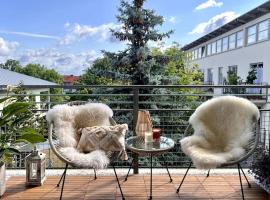 BALI HOME Stylische Wohnung mit Terrasse, жилье для отдыха в Шёнефельде