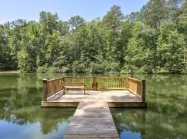 Lakefront Hamilton Cabin with Dock and Fire Pit!