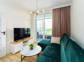 Apartament Lazurowy z Basenem Letnim by HolidaySun