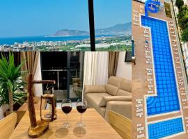sea view, Huge swimming pool, accessible hotel in Alanya