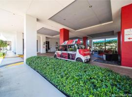 Sunlit BeachWalk Studio, 2 Full Beds, Coastal Charm