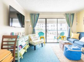 GypSEA Blu Beach Condo Steps to the Beach, acomoda&ccedil;&atilde;o em condom&iacute;nio em Galveston
