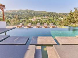 Kanevos Iconic Villa with private heated lap pool!, hotel with parking in Kánevos