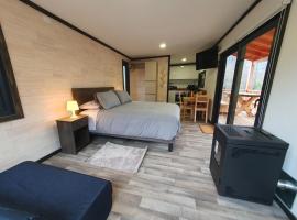 Tiny house suite deluxe BD en Malalcahuello, tiny house in Malalcahuello