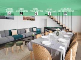 Maison moderne avec jardin12 pers proche Paris & Disney, bed and breakfast en Neuilly-sur-Marne