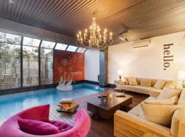 StayVista's The Barn House - Farm-View Villa with with bonfire, Indoor Pool & Bar