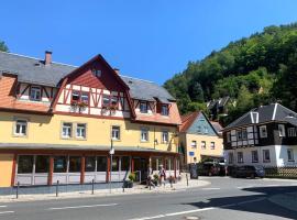 Pension Grenzeck, penzion v destinaci Bad Schandau
