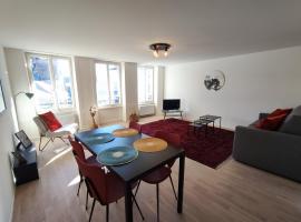 Cosy appartement 1 chambre au coeur du bourg, feriebolig i Fribourg