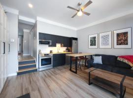 Chalet Détente Orford、Orfordのビーチ・ホテル