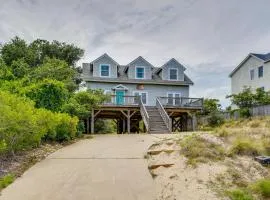 Sunny Corolla Home Walk to Beach!
