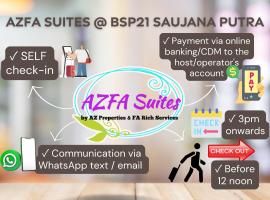 Bandar Saujana Putra BSP 21 AZFA Suite [FREE WiFi], vacation rental in Jenjarum