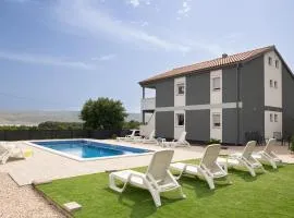 Apartments Zanic with private swimming pool and sea view