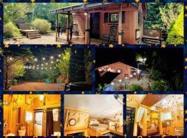 Tiny House, WIFI,Hot tub,Secluded, mikrohus i Cosby